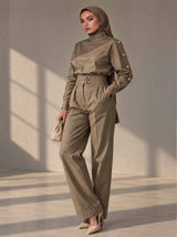 Dray Olive Suit