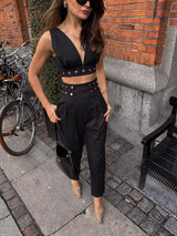 Gabardine Top