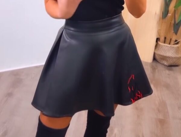 Leather Skirt - Image 4